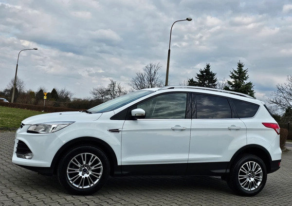 Ford Kuga cena 48800 przebieg: 164000, rok produkcji 2013 z Brzeziny małe 742